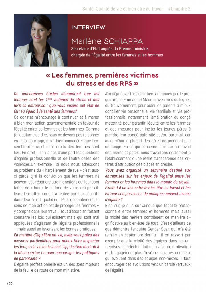 ITV Minitre Marlene Schiappa